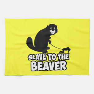 Funny Beaver Theedoek