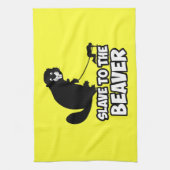 Funny Beaver Theedoek (Verticaal)