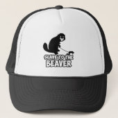 Funny Beaver Trucker Pet (Voorkant)