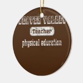 Funny Beaver Valley Physical Education Keramisch Ornament (Links)