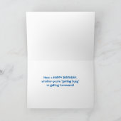 Funny Beavers Busy Getting Hammered Birthday Kaart (Binnen)