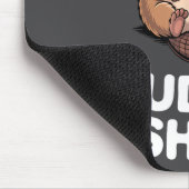 Funny Beavers Hugging Cuddle  Muismat (Hoek)