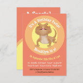 Funny bebaarde cartoon kaart (Voorkant / Achterkant)