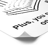 Funny Bed of Nails Indian Bazaar Marketplace Poster (Hoek)