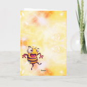 Funny Bee Goodbye Leaving Kaart (Achterkant)