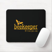 Funny Bee Hive Honey Lover Gift Beekeeper Muismat (Met muis)