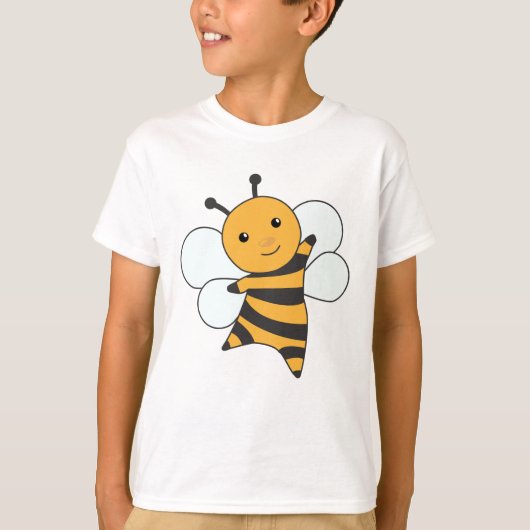 Funny Bee Honey Bees Queen Cute Animals T-shirt (Voorkant)