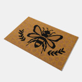 Funny Bee Love Mat, Schattige Bee Decor Tapijt Deurmat (Schuin)