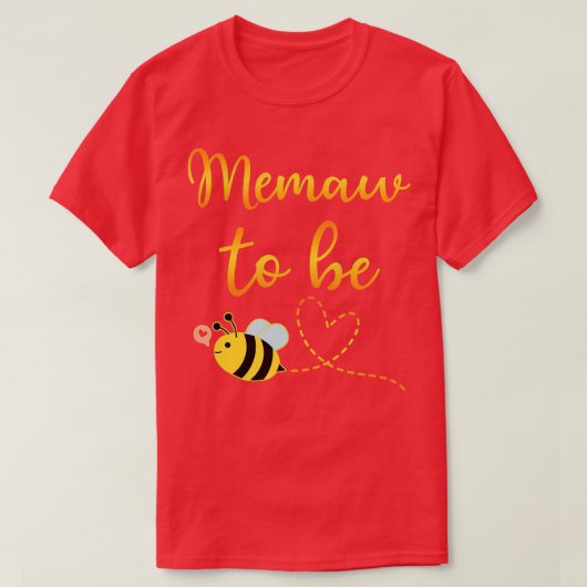 Funny Bee Lover Memaw T-shirt (Design voorkant)