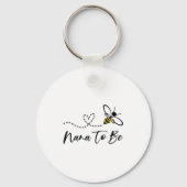 Funny Bee Lover Nana To Be  Sleutelhanger (Voorkant)