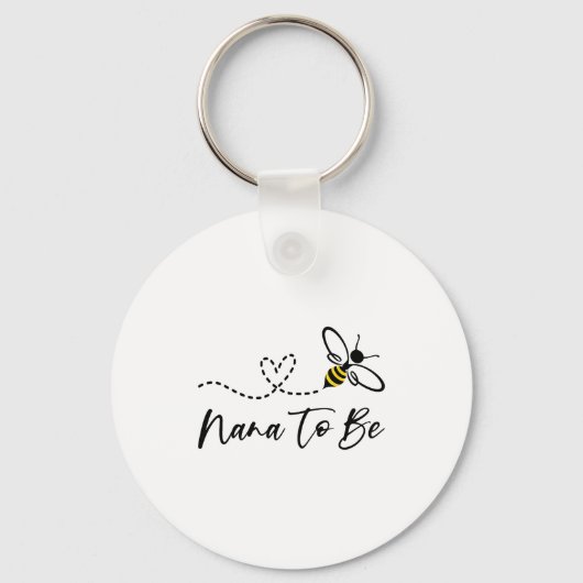 Funny Bee Lover Nana To Be  Sleutelhanger (Voorkant)