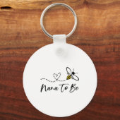 Funny Bee Lover Nana To Be  Sleutelhanger (Voorkant)