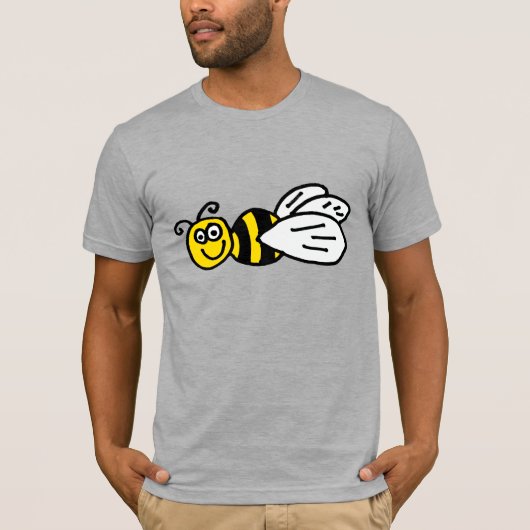 Funny Bee of Hornet Cartoon T-shirt (Voorkant)