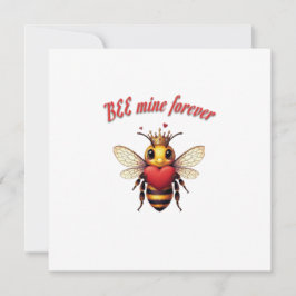Funny Bee Pun Valentine  Kaart