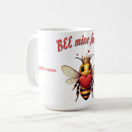 Funny Bee Pun Valentine  Koffiemok