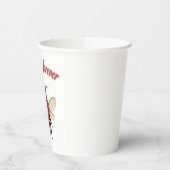 Funny Bee Pun Valentine Papieren Bekers (Links)