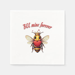Funny Bee Pun Valentine  Servet
