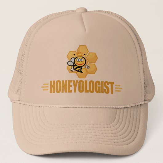 Funny Beekeeper Trucker Pet (Voorkant)