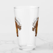 Funny Beer, aangepast tekstglas Glas (Rechts)