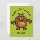 Funny Beer aangepaste tekst en kleurenbriefkaart Briefkaart (Voorkant / Achterkant)