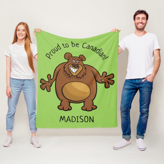 Funny Beer aangepaste tekst en kleurendekens Fleece Deken (In situ)