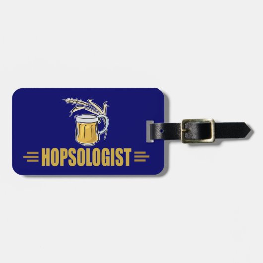 Funny Beer Bagagelabel (Voorkant horizontaal)