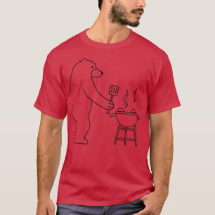 Funny Beer Barbecue Camping Natuur Wildlife T-shirt