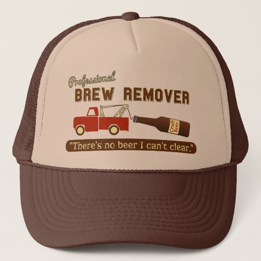 Funny Beer Brew Tow Truck Trucker Pet (Voorkant)