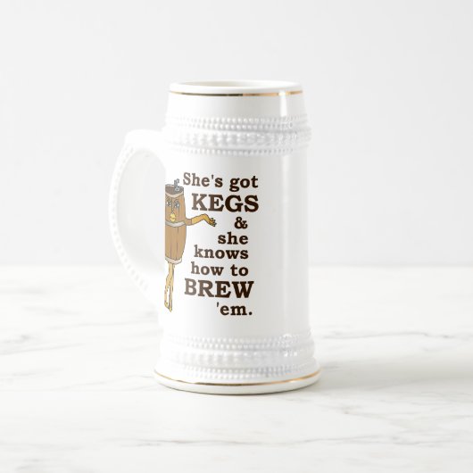 Funny Beer Brewer Bierpul (Voorkant links)