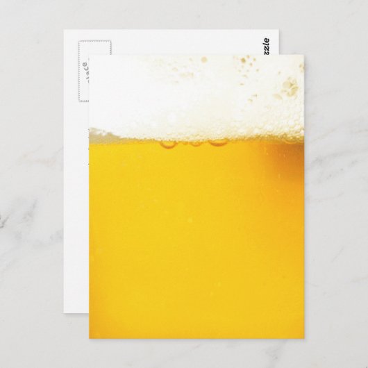 Funny Beer Briefkaart (Voorkant / Achterkant)