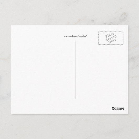 Funny Beer Briefkaart (Achterkant)