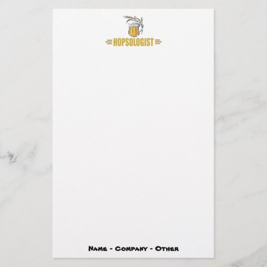 Funny Beer Briefpapier (Voorkant)
