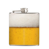 Funny Beer Bubbles Heupfles (Voorkant)