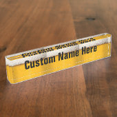 Funny Beer Bubbles Naambordje (Zijkant)