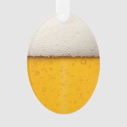 Funny Beer Bubbles Ornament (voorkant)