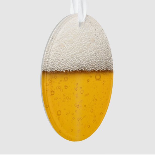 Funny Beer Bubbles Ornament (voorkant)