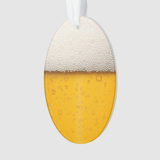Funny Beer Bubbles Ornament (voorkant)