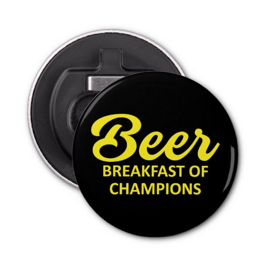 Funny Beer Button Flesopener (Voorkant)