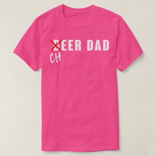 Funny Beer Cheer Dad T-shirt (Design voorkant)