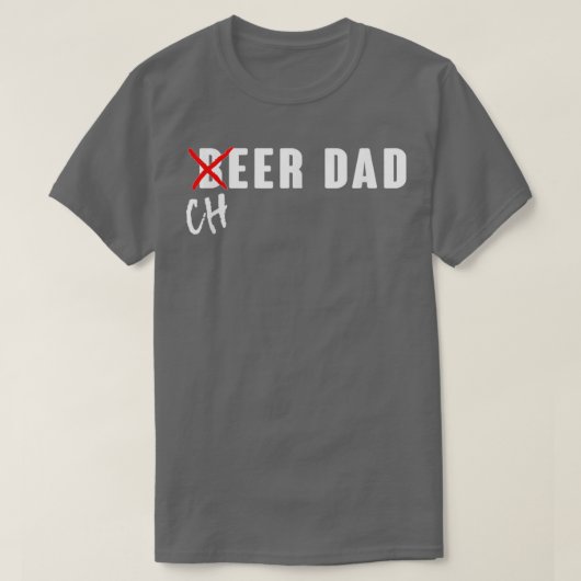 Funny Beer Cheer Dad T-shirt (Design voorkant)