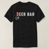 Funny Beer Cheer Dad T-shirt (Design voorkant)