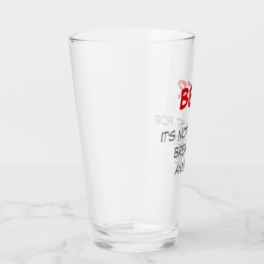 Funny Beer citeert beroemde Gezegden Glas (Rechts)