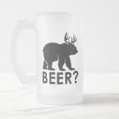 Funny Beer Deer Beer Matglas Bierpul (Links)