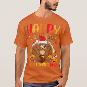 Funny Beer Dierenvriend Happy Beer HelloBedanktMas T-shirt