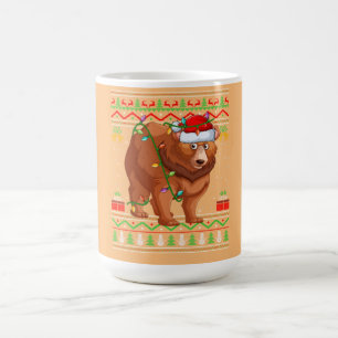 Funny Beer Dierenvriend Matching Ugly Grizzly Beer Koffiemok