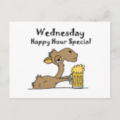 Funny Beer Drink Camel Briefkaart (Voorkant)