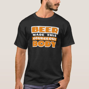Funny Beer Drink het Drink feest van de Statement T-shirt