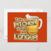 Funny Beer Drink Humor Briefkaart (Voorkant / Achterkant)