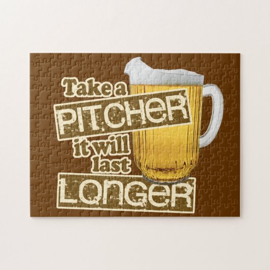 Funny Beer Drink Humor Legpuzzel (Horizontaal)