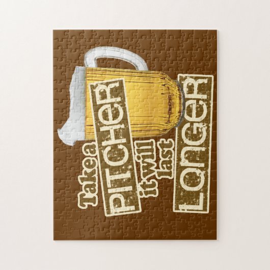 Funny Beer Drink Humor Legpuzzel (Verticaal)